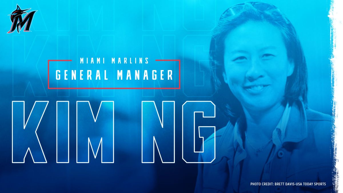 ▲伍佩琴成為大聯盟史上第一位女總管。（圖／取自馬林魚隊推特）