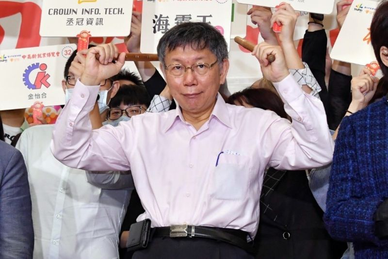 ▲台北市長柯文哲14日表示，他不理解「嚴苛的蘇貞昌」為何會放過丁怡銘的錯誤。（圖／台北市政府提供）