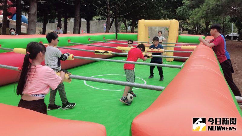 ▲現場也安排適合親子同樂的多元活動，打造兒童遊樂園。（圖／記者陳雅芳攝，2020.11.14）