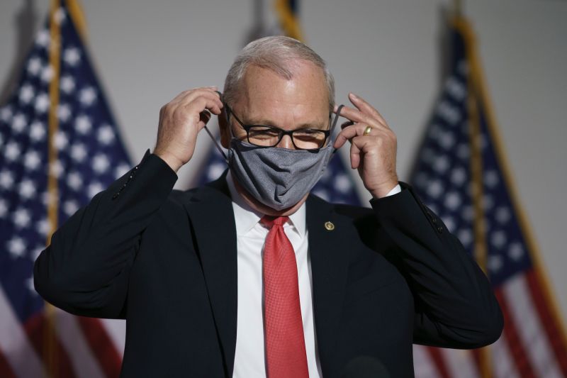 ▲北達科他州也已宣布州民在公共場所必須配戴口罩，為美國第35個做此要求的州。（圖／美聯社／達志影像）