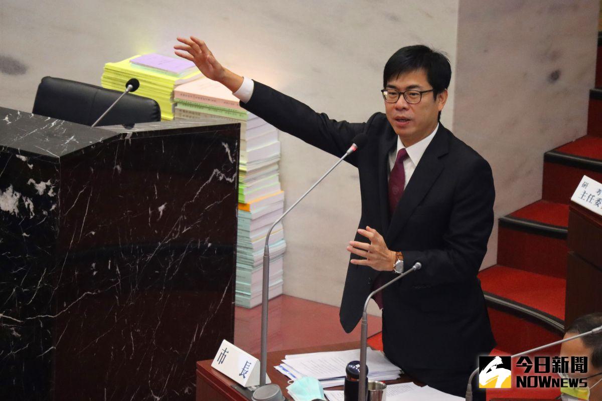 ▲行政院發言人丁怡銘請辭，高雄市長陳其邁認為這是一個教訓，政府部門在做政策陳述的時候應該要多做查證。（圖／記者鄭婷襄攝）