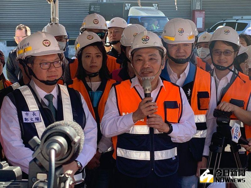 ▲侯友宜表示,捷運三鶯線完工通車後,預計從三鶯地區到台北市的通勤時間,約可減少20分鐘。(圖/記者康子仁攝)