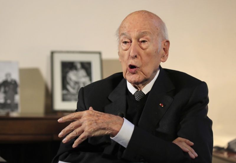 ▲法國總統府艾里賽宮（Elysee Palace）表示，前總統季斯卡（Valery Giscard d'Estaing）已過世，享耆壽94歲。資料照。（圖／美聯社／達志影像）