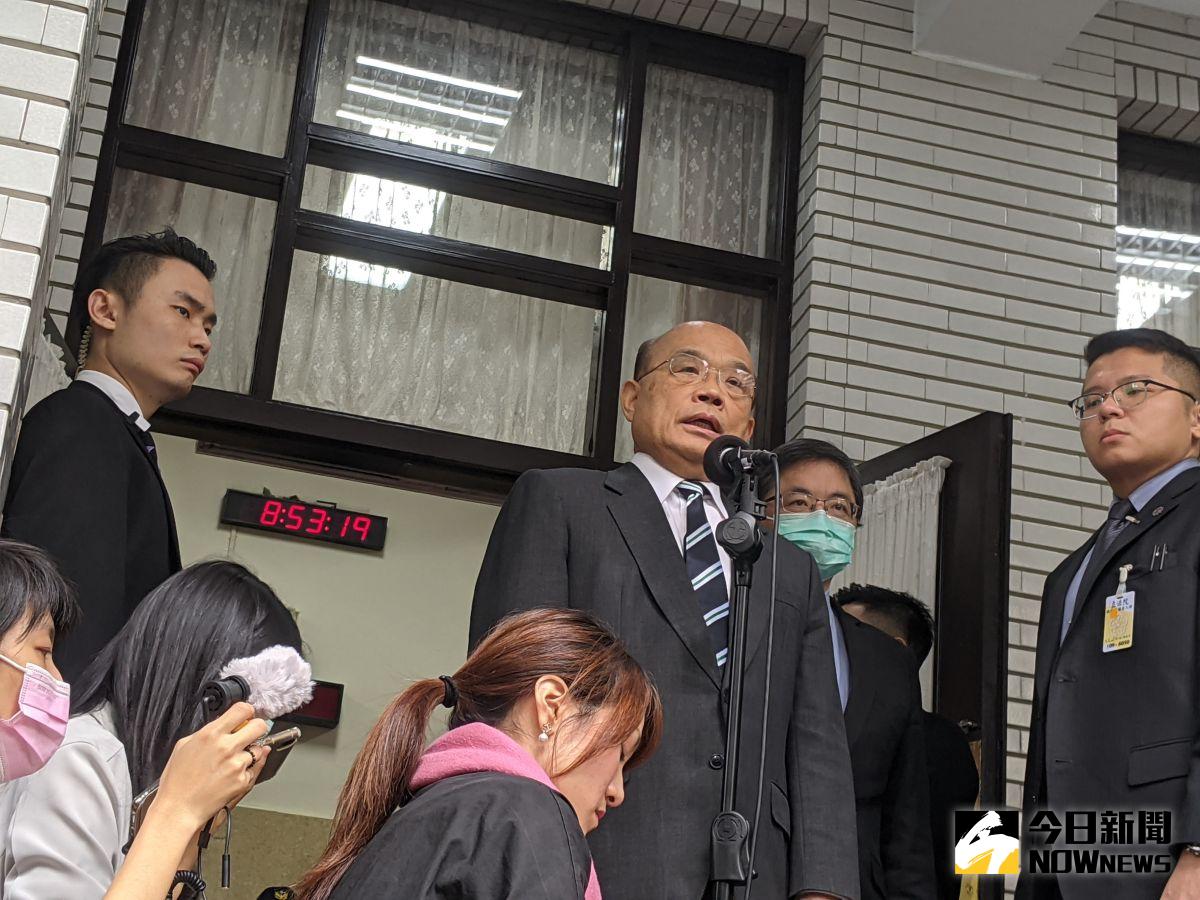 ▲台灣被RCEP排除在外，蘇貞昌說，RCEP已經談十幾年了，政府跟業者都早已經超前部署。（圖／記者鄭宏斌攝，2020.11.17）