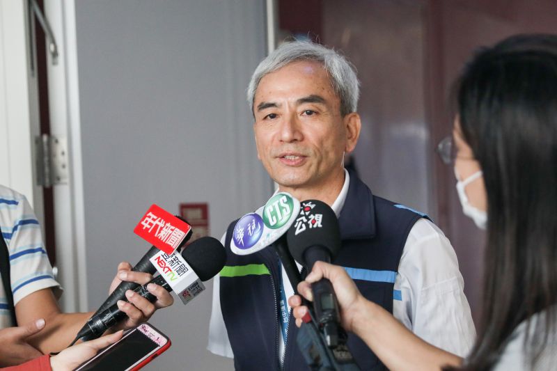 ▲中捷董事長林志盈針對網路散布中捷車廂翻車假消息,痛批此風不可長,一定送警嚴辦不寬貸。(圖/市長提供)