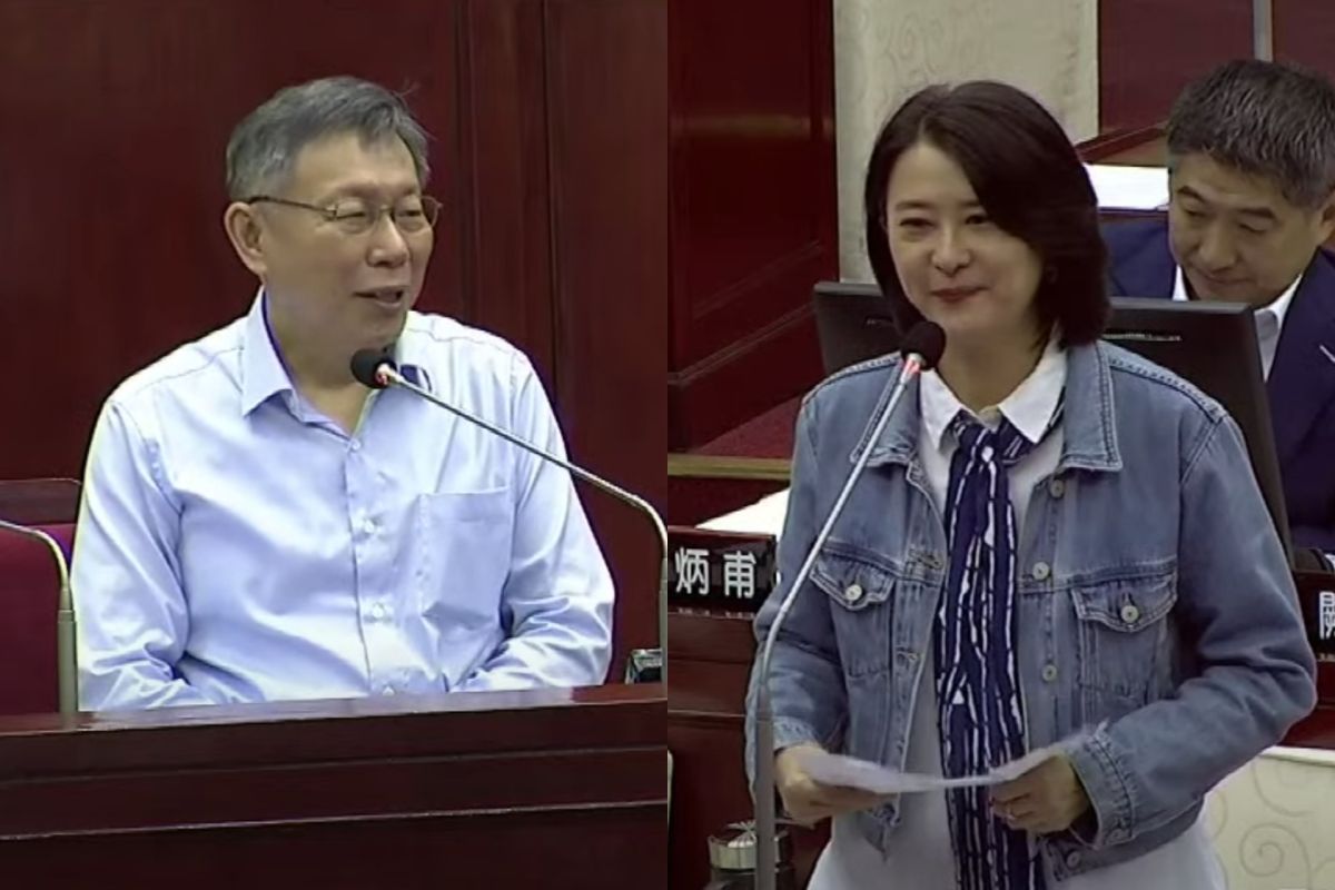 ▲國民黨台北市議員王鴻薇在市政總質詢上踢爆，北市府25個局處今年花了5000萬找近百名網紅宣傳台北市，不過成效不彰，質疑柯文哲團隊亂花錢。（圖／翻攝北市議會直播系統）