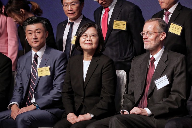▲蔡英文出席台灣美國商會2020年度會員大會。（圖／總統府提供）