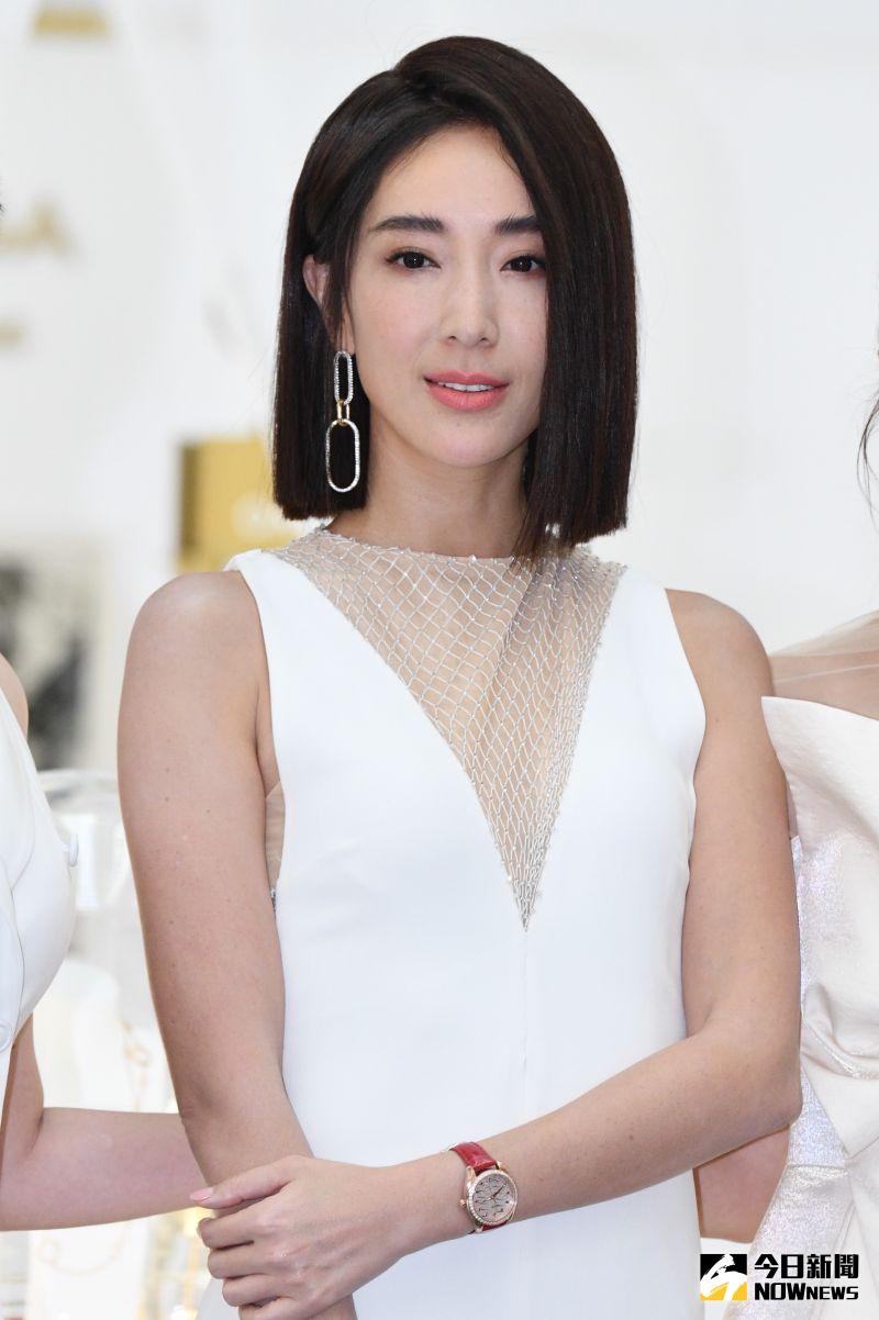 ▲隋棠出席歐米茄「她的美麗時光」展覽開幕記者會。(圖/記者林柏年攝