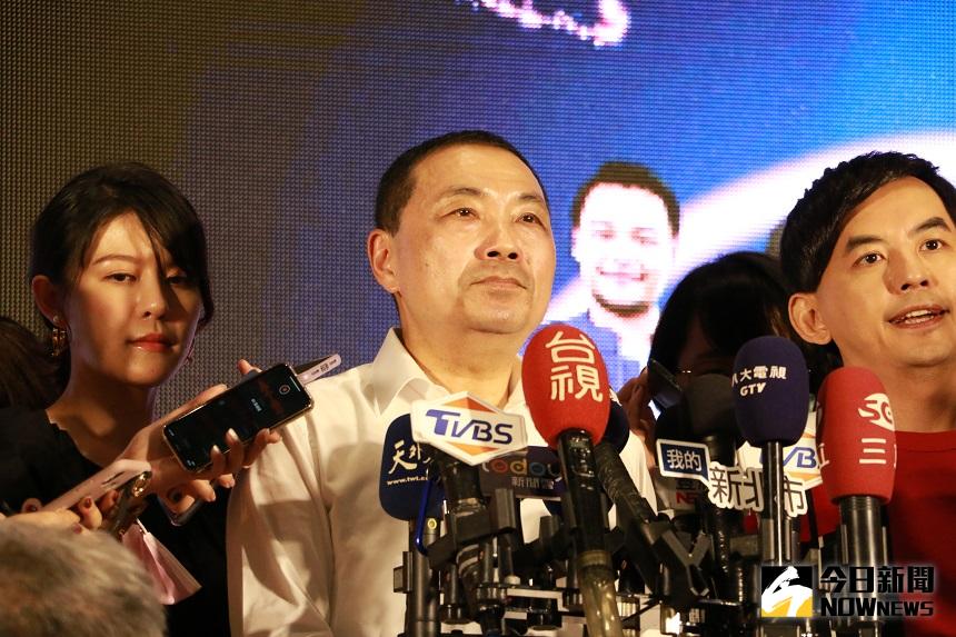 ▲侯友宜表示，一個民主進步的國家，必須要容忍更多元、不一樣的言論，才是國家往前走最大的力量。(圖/記者康子仁攝)