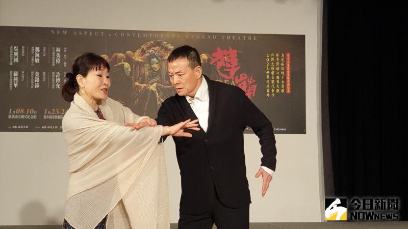 ▲一向演出英雄等正面角色的吳興國,在樓蘭女中扮演負心漢,就是現今所說的「渣男」,他笑說是被恨得牙癢癢的角色。(圖/記者金武鳳攝,2020.11.18)