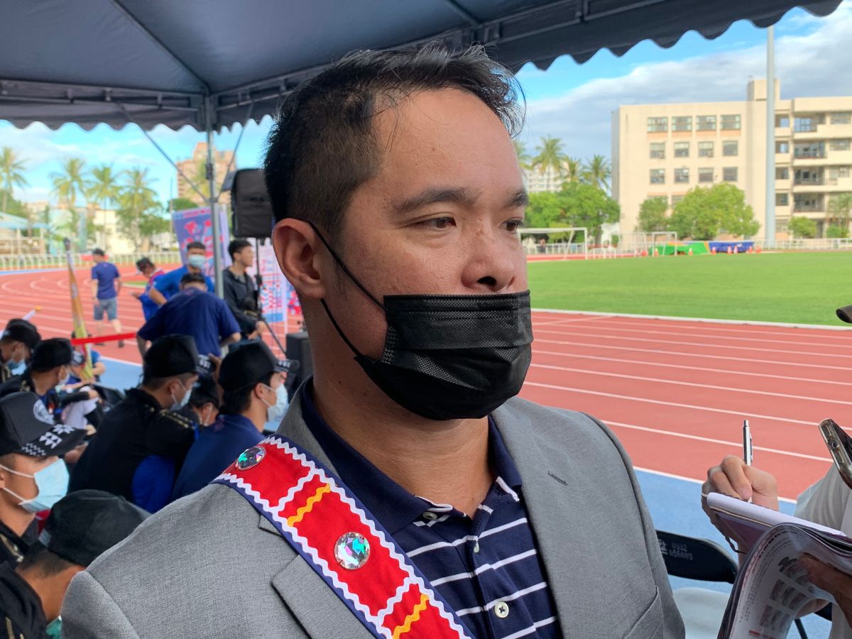 ▲林智勝出席關懷盃。（圖／吳政紘攝）