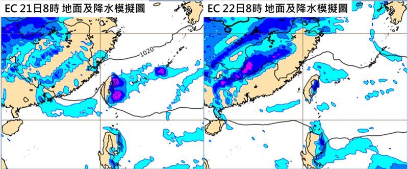 ▲吳德榮表示，下週（22）日東北風減弱、有短暫空檔，各地好轉為多雲時晴的天氣，唯東北部仍有局部短暫雨的機率。（圖／翻攝自《三立準氣象‧老大洩天機》）