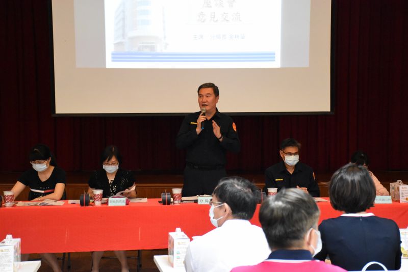 ▲和美警分局長金秋華表示,強化校園安全聯繫網絡,以便掌握時效,即時應變處理。(圖/記者陳雅芳攝,2020.11.20)