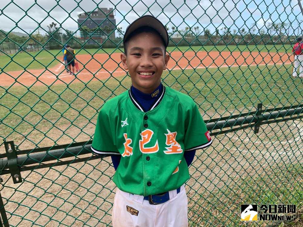 ▲太巴塱少棒隊吳昊翔。（圖／吳政紘攝）