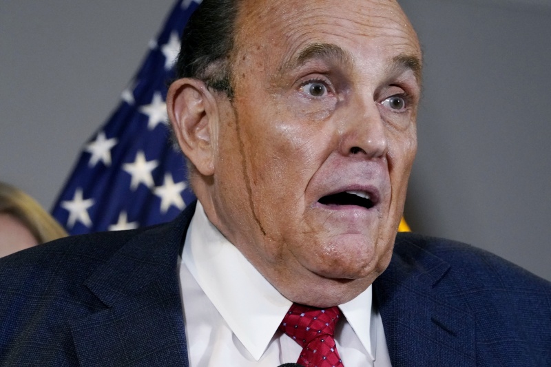 ▲曾任美國前總統川普個人律師的朱利安尼（Rudy Giuliani）因誹謗喬治亞州投票所工作人員，被勒令賠償1.48億美元，他現在聲請破產。資料照。（圖／美聯社／達志影像）