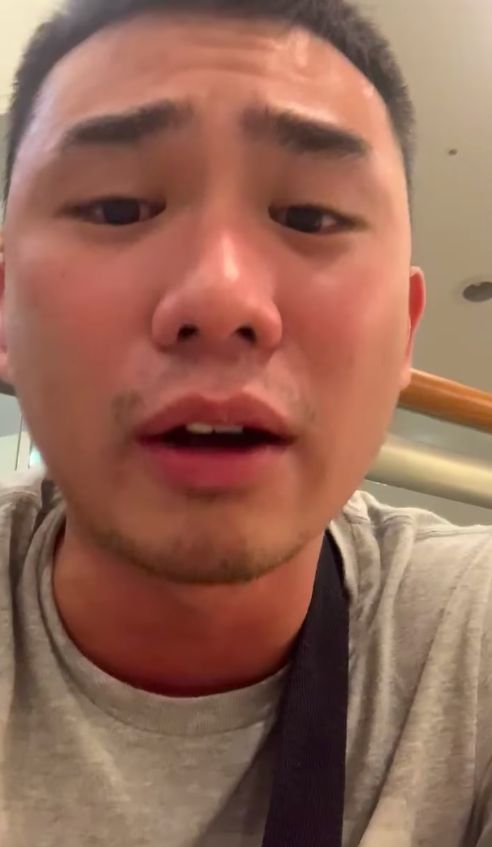 ▲妥瑞症患者曾柏穎在臉書上傳影片指控遭蔡依林演唱會工作人員霸凌。(圖/翻攝曾柏穎臉書)
