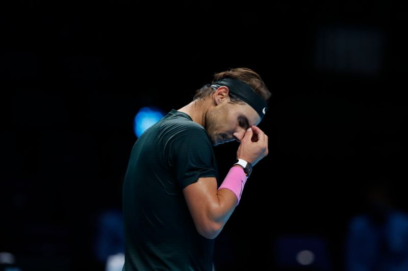 ▲Rafael Nadal不敵Daniil Medvedev，止步年終賽四強。（圖／美聯社／達志影像）