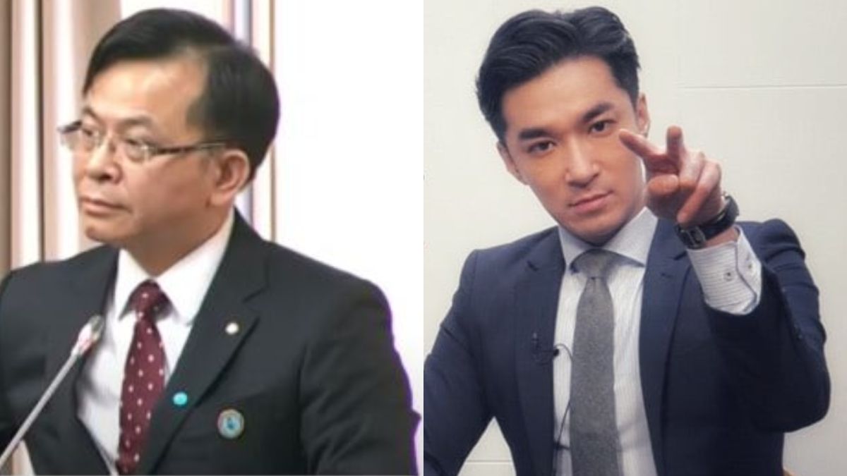 ▲王又正（右圖）發文譏諷NCC委員，左圖為主委陳耀祥。（圖／國會頻道、正常發揮臉書）