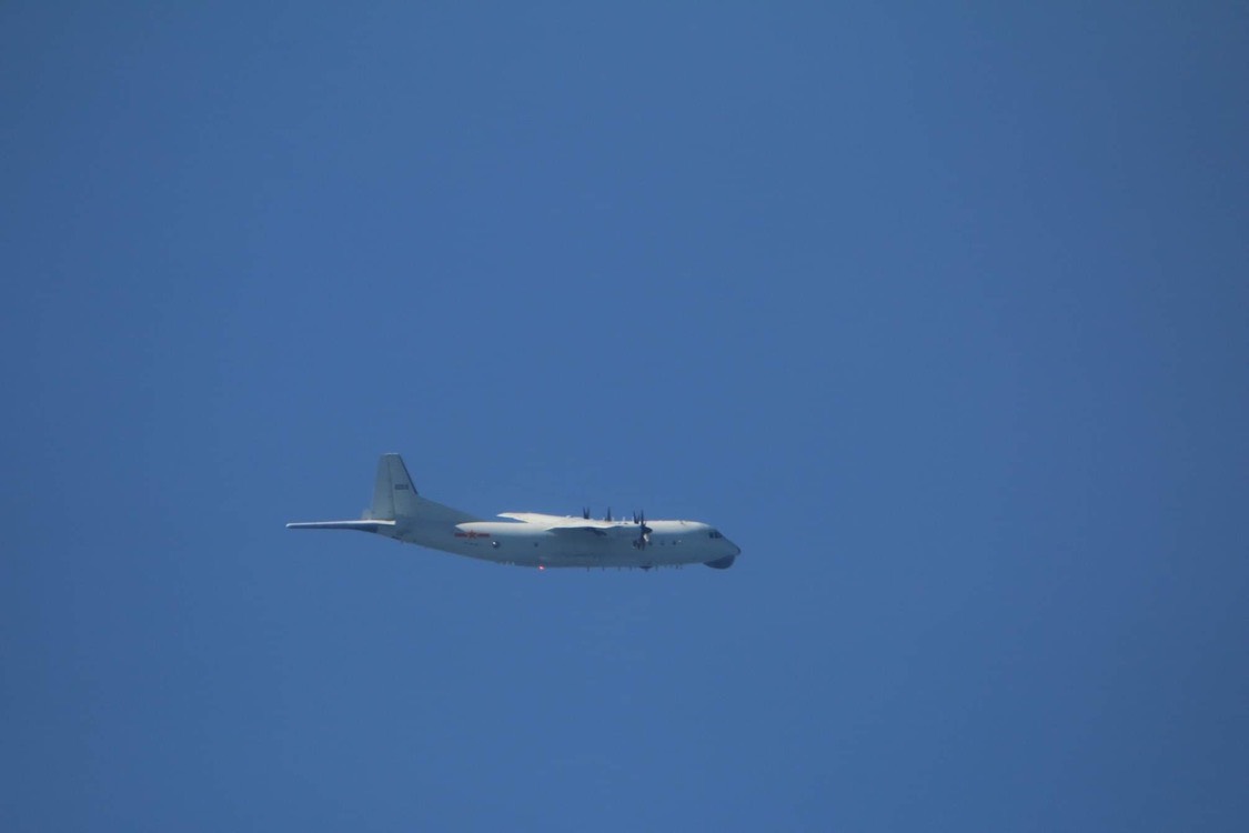 ▲共機1架運8反潛機22日擾台。（圖／國防部提供）