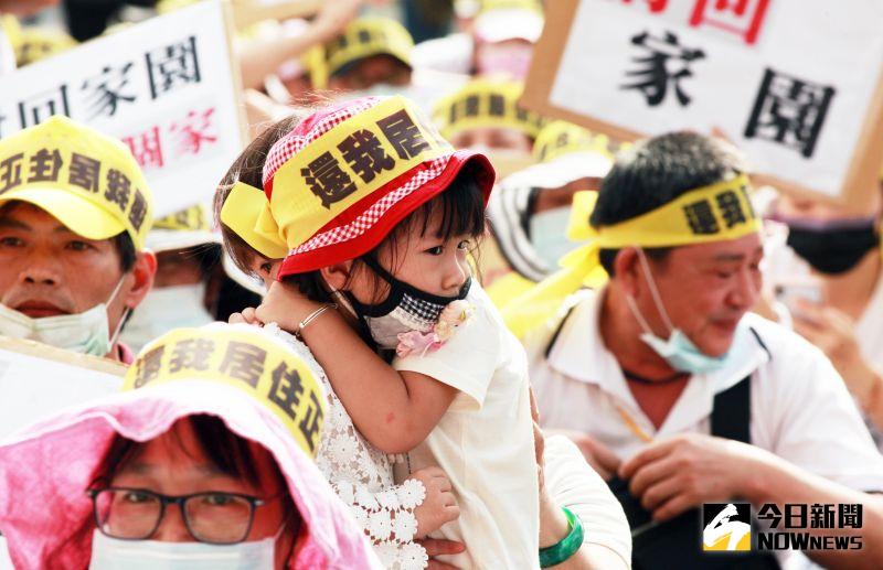 ▲游春音說,抗議民眾不是反徵收,大家要的只是一個家,如果今天大家補償金都夠重建家園,沒有一個人願意上街頭。(圖/記者李春台攝,