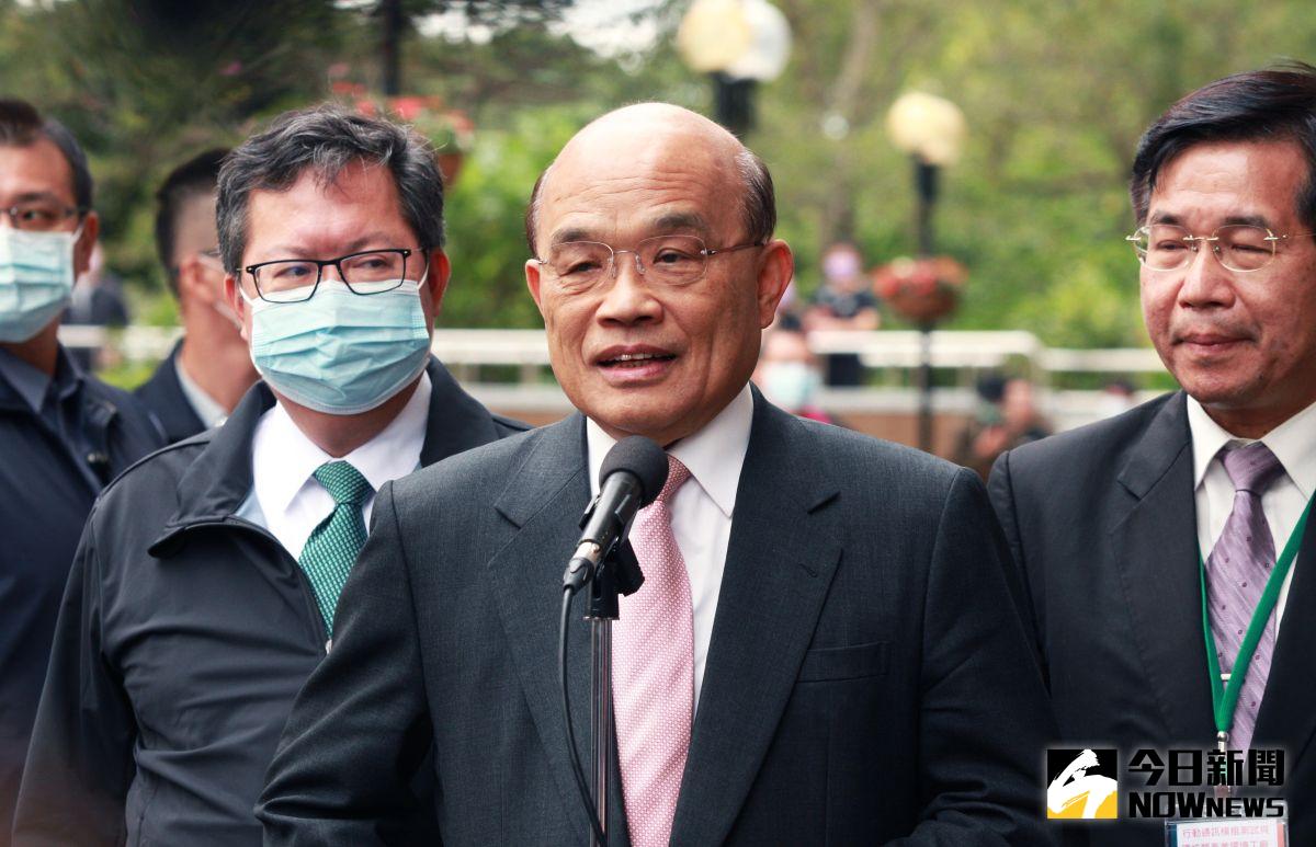 ▲國民黨想要找蔡總統辯論美豬議題，蘇貞昌指出，行政院長到立法院報告並答詢，詢答就是最好的辯論。（圖／記者李春台攝, 2020.11.23）