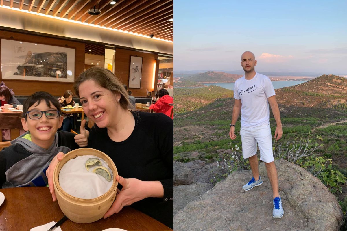 ▲吳鳳（右）親妹妹與外甥確診。（圖／吳鳳臉書） 