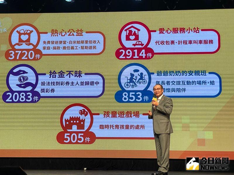 ▲台灣彩券公司總經理蔡國基表示,公益彩券經銷商用愛為台灣注入暖流。全國5457家投注站已累積1萬1000件美好事蹟且正持續發生中。(圖/記者顏真真攝,2020.11.24)