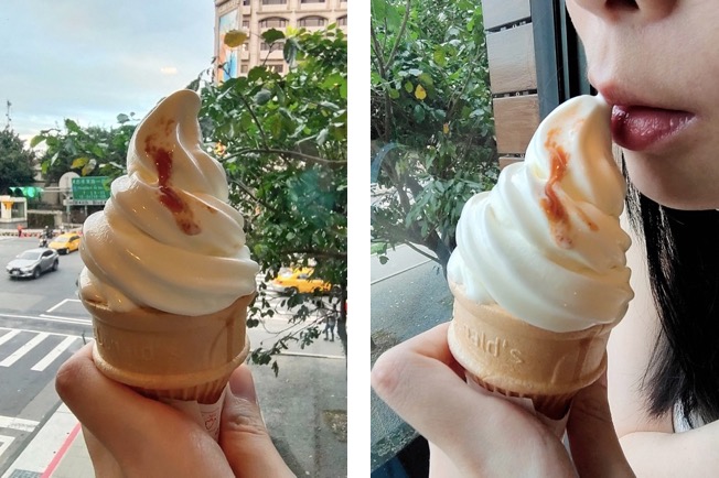 ▲網友自製麥當勞隱藏版松露蛋捲冰淇淋，引發網友讚嘆「財富自由」。（圖／翻攝自Dcard）