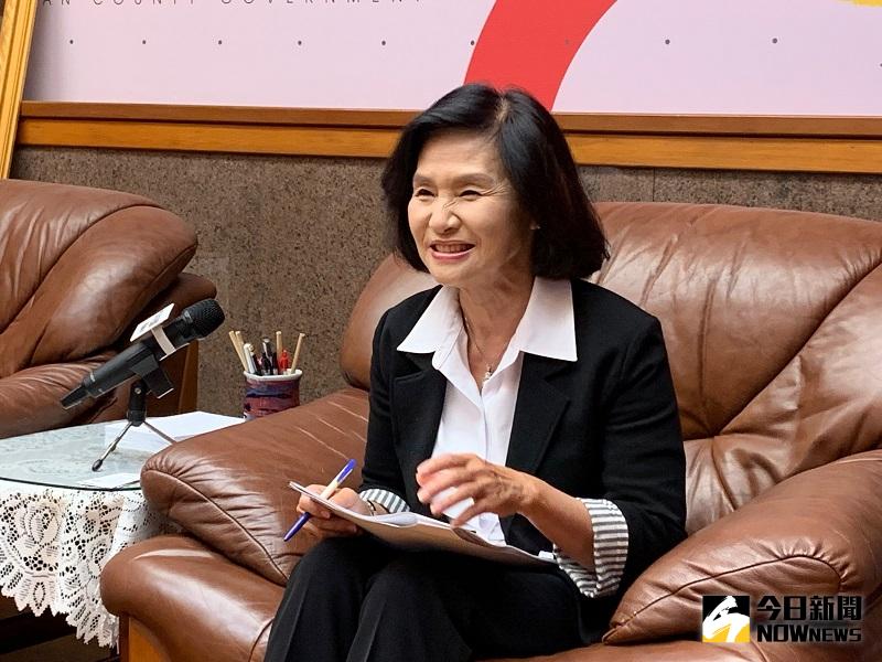 ▲林姿妙表示，她曾經獨力拉拔4個小孩長大，知道家長的辛苦。(圖/康子仁攝)　　