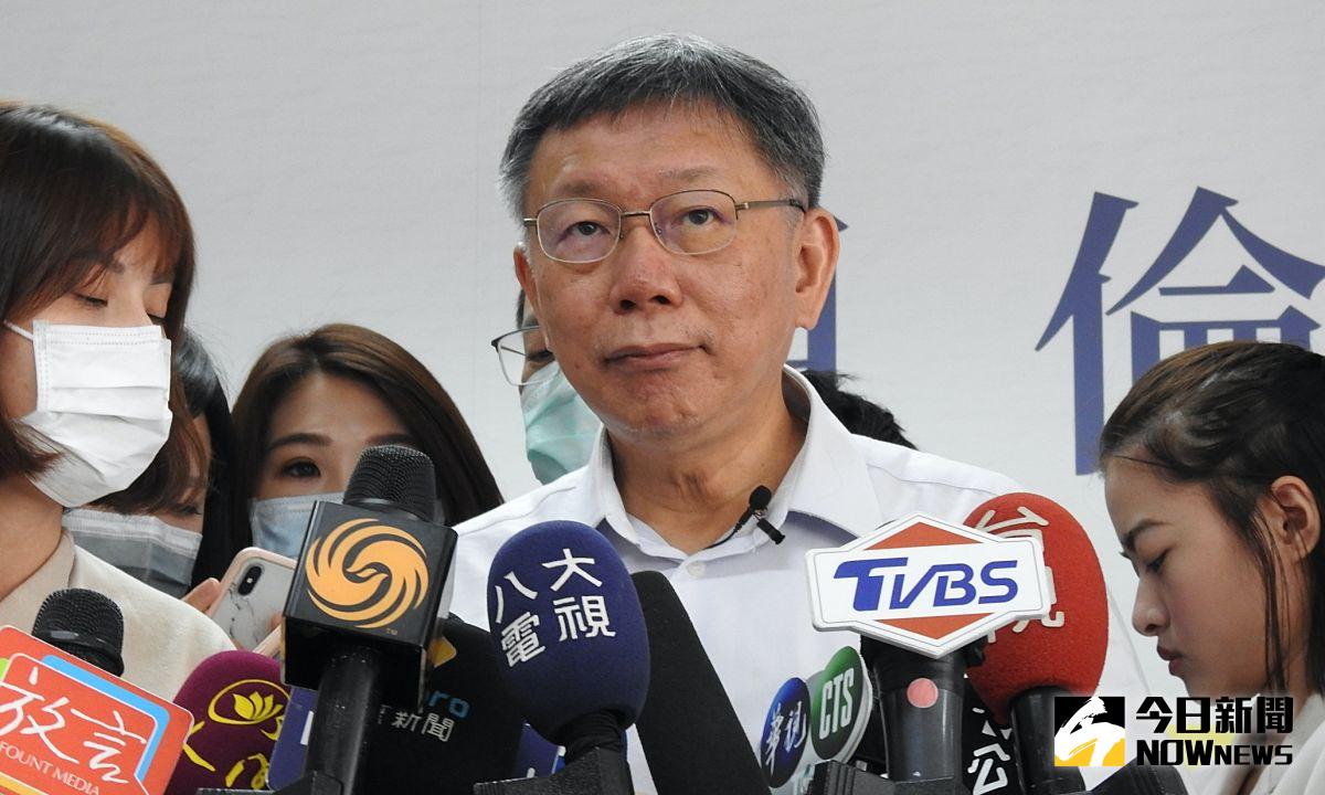 ▲針對行政院長蘇貞昌「疫情後再查廠」的說法，台北市長柯文哲25日接受訪問時，也反問「萊豬是不是也疫情後再進口？」（圖／記者丁上程攝,2020.11.25）