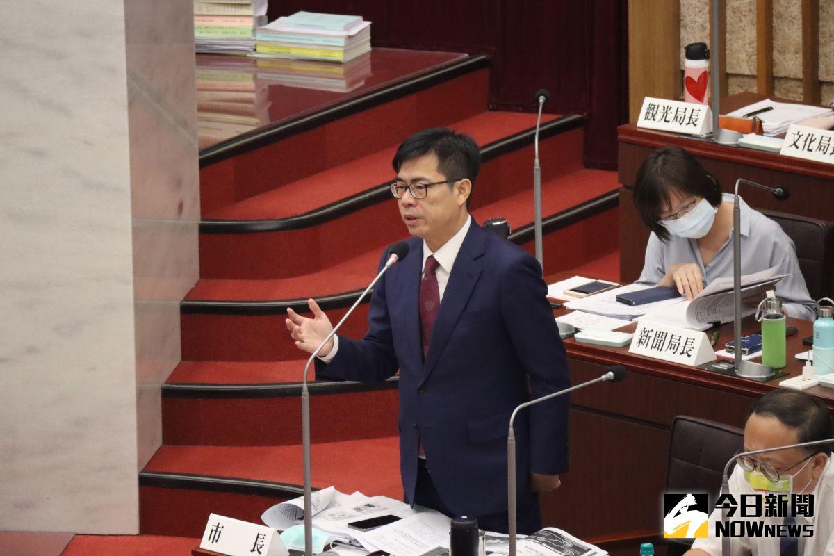 ▲高雄市長陳其邁認為，美國環境保護署署長惠勒（Andrew Wheeler）取消此次訪台行程是單一個案。（圖／記者鄭婷襄）