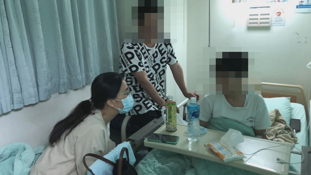 ▲彰化縣發生首宗學生疑似施打流感疫苗集體出現不適事件，達德商工目前還有4人住院觀察中。（圖／達德商工提供，2020.11.25）