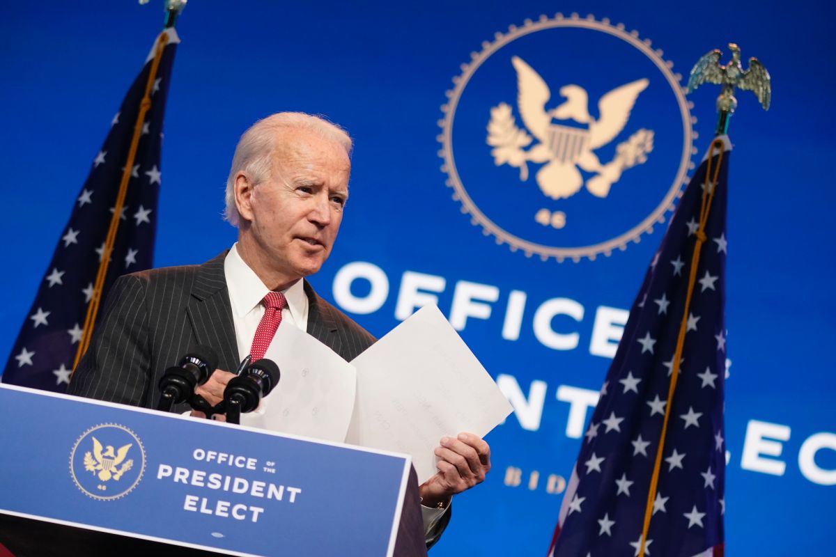 ▲美國當選總統拜登接受NBC訪問，表示不會動用司法部門調查川普。（圖／美聯社／達志影像）