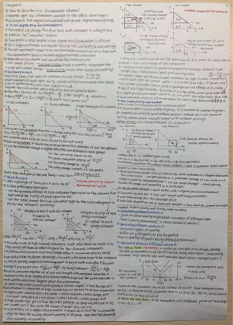 ▲一位台大學生透露期中考時有老師讓同學可以帶「3張A4」小抄,所以她抄好抄滿,精美筆記引發熱議。(圖/翻攝自《Dcard》)