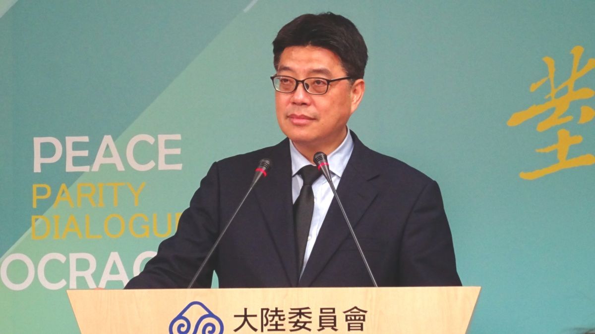 ▲陸委會發言人邱垂正。（圖／記者呂炯昌攝／2020.11.26）