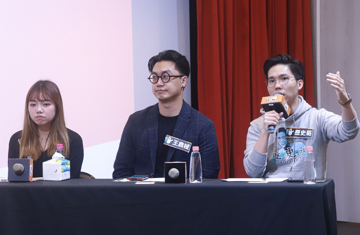 ▲王鼎棫（中）說，既然無法去檢驗投票判斷的對錯，就不該否定任何人的看法。（圖／記者葉政勳攝,2020.11.26）