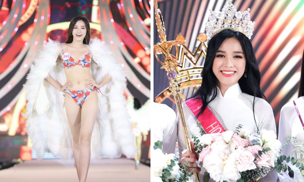 ▲2020年越南小姐選美大賽（Miss Vietnam 2020）總決賽於上週五（20日）在胡志明市舉行，最後由來自清化省的 20 歲年輕大學生杜氏河（Do Thi Ha）艷冠群芳，奪下后冠。（圖／翻攝自臉書）
