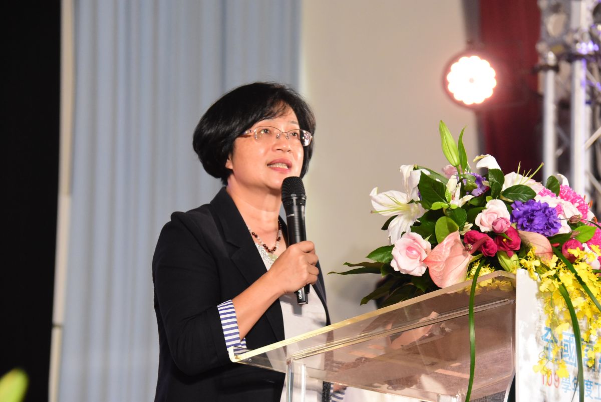 ▲彰化縣長王惠美勉勵所有選手精進自己的技藝，未來也有機會代表國家參加國際技能競賽，為國爭光。（圖／記者葉靜美攝，2020.11.27）