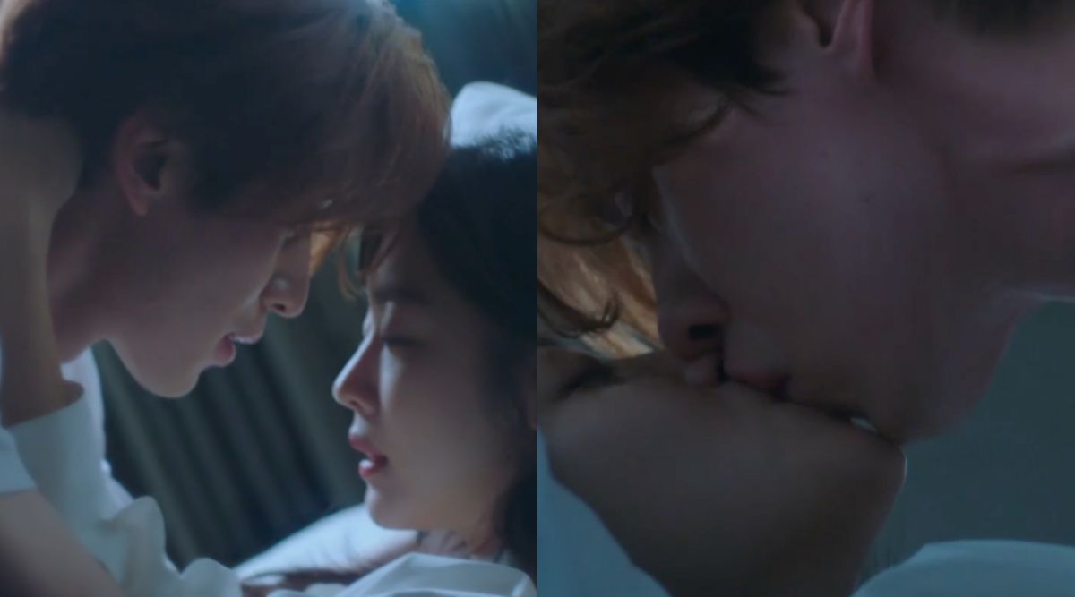 ▲劇中，李棟旭（左）跟趙寶兒關係更進一步。（圖／翻攝愛奇藝）