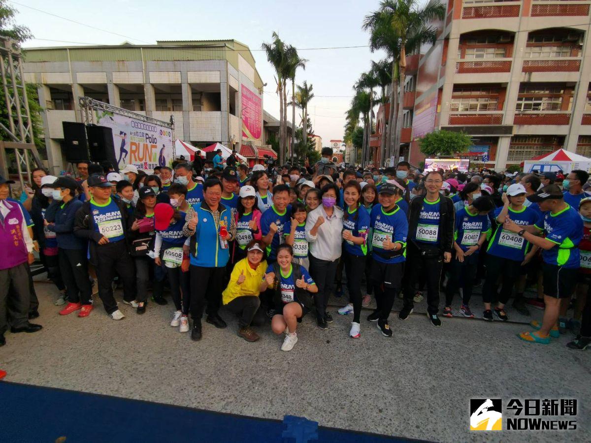 ▲喜樂小兒麻痺關懷協會舉行「2020 Polio Run VII伯立歐蕎麥公益路跑」活動，吸引近3000名跑者與百名身障者參與。（圖／記者陳雅芳攝，2020.11.29）