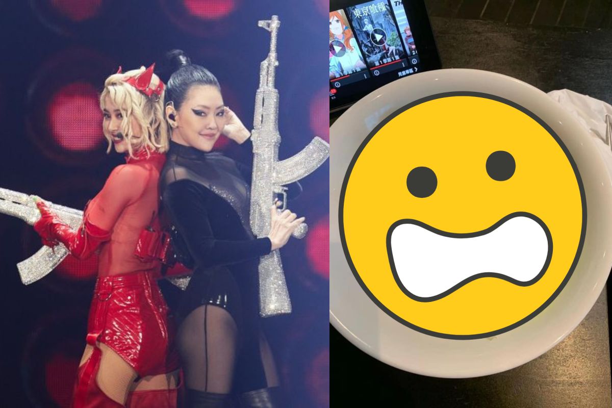 ▲小S （左圖右）為了火辣現身蔡依林（左圖左）演唱會，一餐只吃10幾片菜。（圖／小S臉書、凌時差提供） 