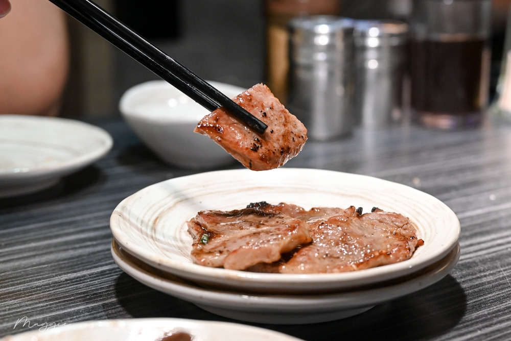 ▲蒜味豬帶有些微蒜香，滋味令人欲罷不能。（圖／莓姬貝利食事旅行）