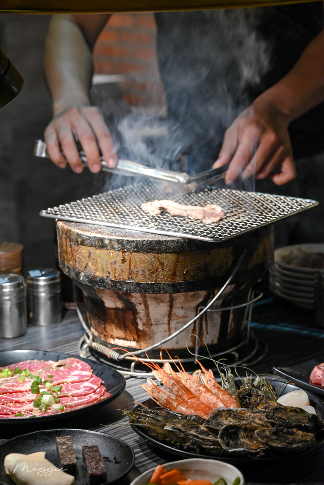 ▲「胖肚肚」不止主食（肉、海鮮）令人稱讚，連配餐、小菜等都相當用心準備。（圖／莓姬貝利食事旅行）