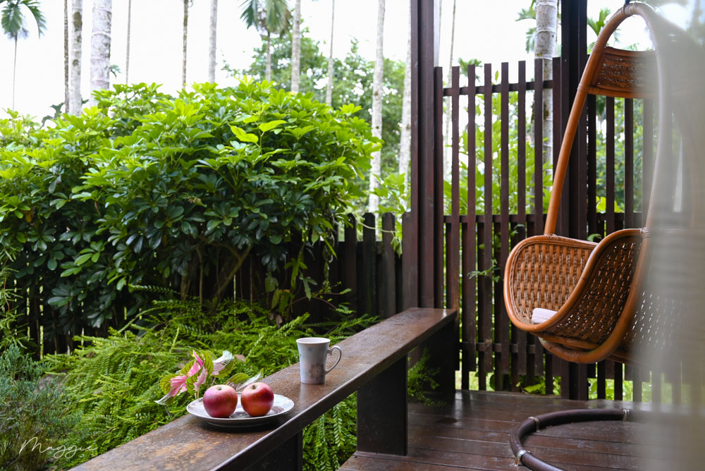 ▲房型安排在 1 館，這日飄著濛濛細雨，但絲毫不擋民宿的幽雅魅力。（圖／莓姬貝利食事旅行）