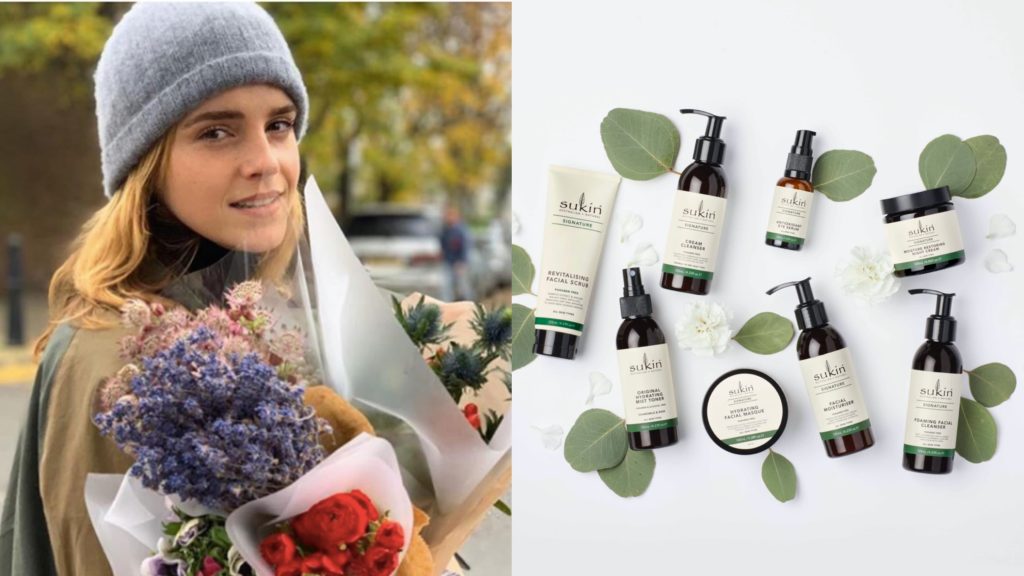  ▲澳洲保養品牌Sukin來台上市，Emma Watson是品牌支持者之一。（圖／Sukin、翻攝自IG@emmawatson）