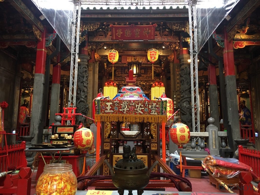 今年是艋舺青山宮建宮165年，因此艋舺大拜拜擴大舉辦。（圖／記者黃彥昇攝）