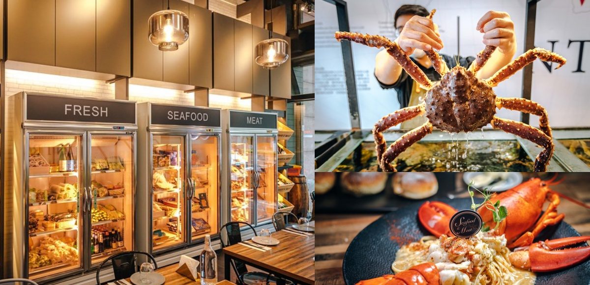 ▲CP值超高「海鮮超市」！波士頓龍蝦500有找　帝王蟹、牛排吃通海。（圖／寒武紀）