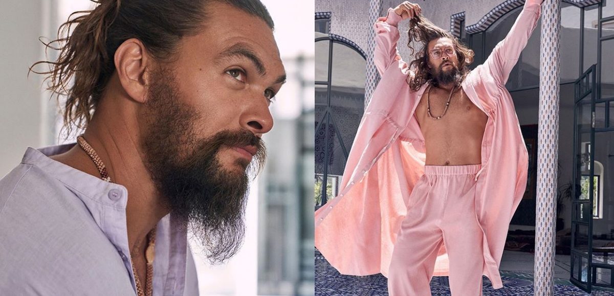 ▲傑森摩莫亞很能駕馭粉紅色。（圖／傑森摩莫亞IG）