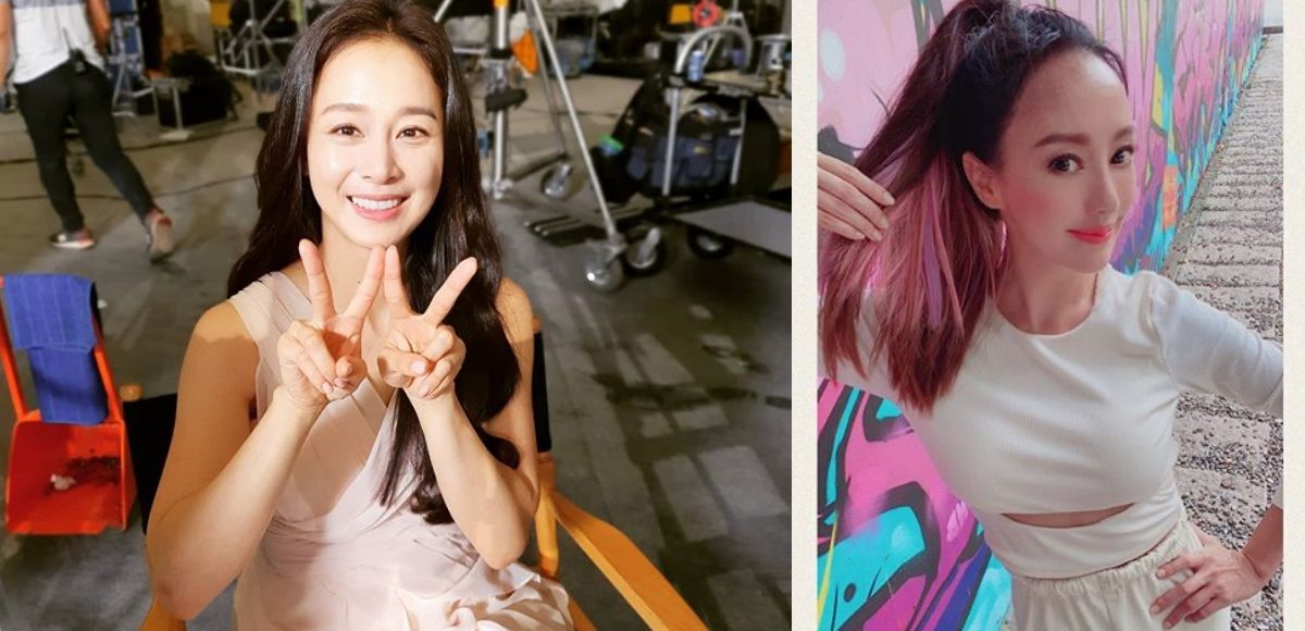▲女星金泰熙（左）和關穎都是含著金湯匙出身的千金，但選擇在演藝圈追夢。（圖／金泰熙IG、關穎IG）