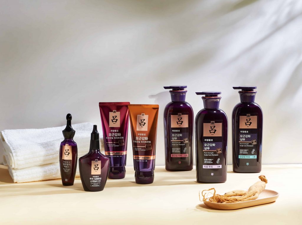 ▲呂Ryo 滋養韌髮強化髮根洗髮精，400ml NT$389；滋養韌髮蔘層髮膜 200ml NT$289。（圖／呂Ryo ）